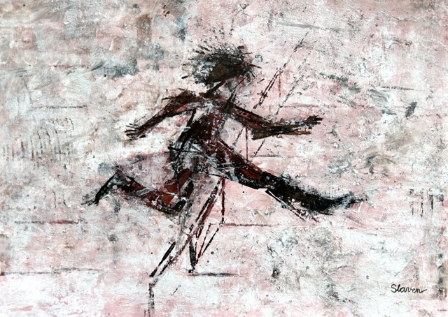Spaghetti painting