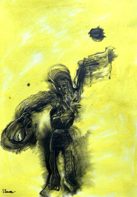 Spaghetti painting